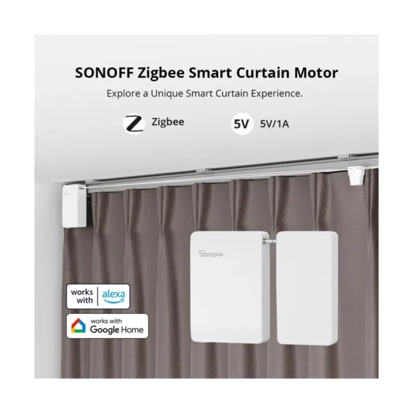 GloboStar® 80133 SONOFF ZBCurtain - Zigbee Smart Curtain Motor - Image 3