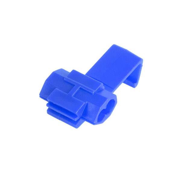 GloboStar® 81648 Cable Terminal - Κλέφτης Ρέυματος από Καλώδιο Max 15A - Μπλε - Μ2 x Π3 x Υ1.5cm - Πακέτο 20 Τεμαχίων - Image 4