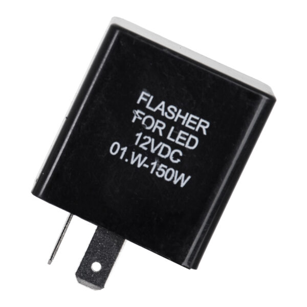 GloboStar® 81741 Flasher for LED - Ρελέ με 2 Pin για Λαμπτήρες LED Φλας DC 12V Από 0.1W έως 150W - Image 2