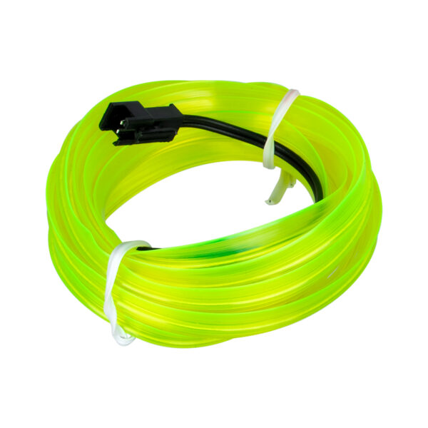 GloboStar® 82202 TUBE 360° Degree Διακοσμητική EL-Wire Neon Αυτοκινήτου Κορδόνι ΣΕΤ 3m 1W/3m 30lm/m 360° DC 12V με Βύσμα Αναπτήρα Αυτοκινήτου Αδιάβροχη IP68 Πράσινο Φωσφορούχο - Image 3