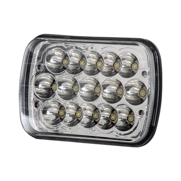 GloboStar® 85421 Φανάρι JEEP WRANGLER Βασικού Φωτισμού H4 H/L LED CREE CXB COB 45W 4500lm DC 9-80V Αδιάβροχο IP67 Ψυχρό Λευκό 6000K Μ17 x Π11 x Υ5.5cm - Image 2