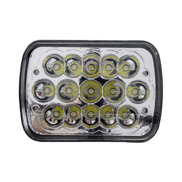 GloboStar® 85421 Φανάρι JEEP WRANGLER Βασικού Φωτισμού H4 H/L LED CREE CXB COB 45W 4500lm DC 9-80V Αδιάβροχο IP67 Ψυχρό Λευκό 6000K Μ17 x Π11 x Υ5.5cm - Image 3