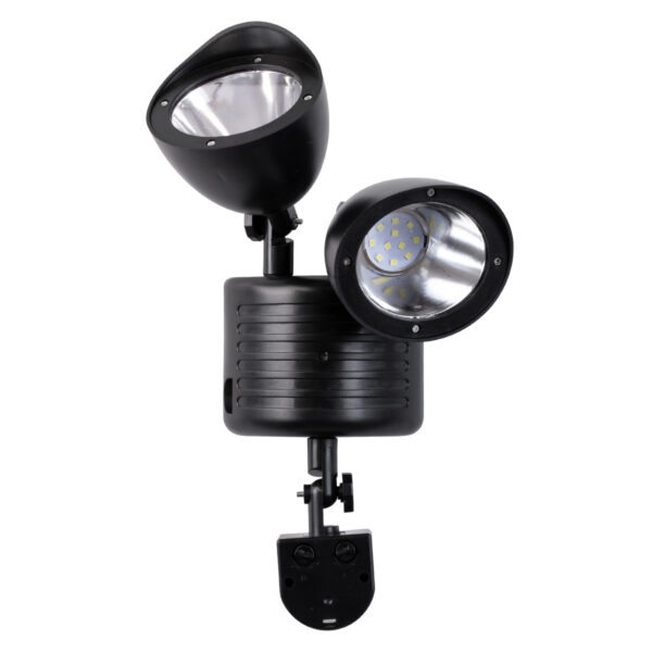 GloboStar® 85712 Μαύρο Αυτόνομο Ηλιακό Φωτιστικό LED SMD 10W 150lm με Ενσωματωμένη Μπαταρία 1200mAh - Φωτοβολταϊκό Πάνελ με Αισθητήρα Ημέρας-Νύχτας και PIR Αισθητήρα Κίνησης Αδιάβροχο IP54 Ψυχρό Λευκό 6000K - Image 6