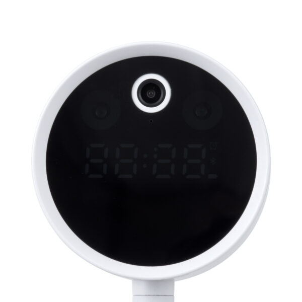 GloboStar® 86006 Rechargeable Table Camera WiFi HD 1080P 160° 1500mAh Two Way Audio Motion Detection & Digital Clock - Επαναφορτιζόμενη Επιτραπέζια Κάμερα WiFi HD 1080P 160° 1500mAh Διπλή Κατέυθυνση Ομιλίας Ανιχνευτή Κίνησης & Ψηφιακό Ρολόι - Λευκό - Image 5