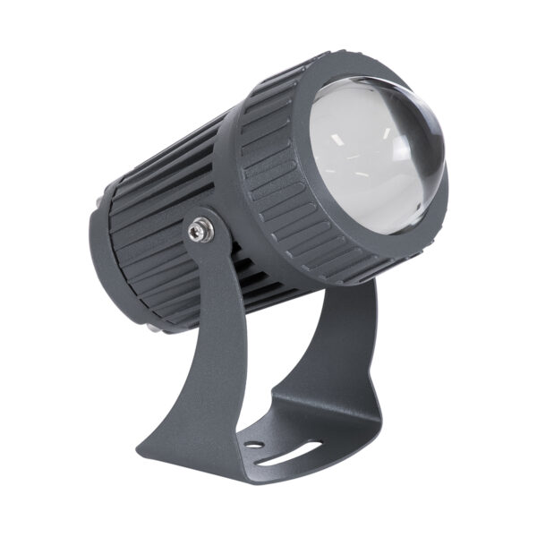 GloboStar® SPOT-FENIA 90134 Σποτ Φωτισμου Wall Washer LED 10W 1150lm 5° DC 24V Αδιάβροχο IP65 D7 x H12cm Φυσικό Λευκό 4000K - Γκρι Ανθρακί - 3 Years Warranty - Image 2