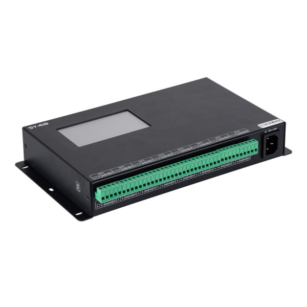 GloboStar® 90147 SEEKWAY SY-418 - Professional Master Controller - Full Colour LED Digital SPI Pixel Control System - Controller για Ψηφιακά Προϊόντα LED Digital Pixel TTL & DMX512 - Single Colour & RGB & RGBW - Synchronous & Asynchronous - 3 Χρόνια Εγγύηση - Image 2