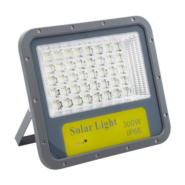 GloboStar® HECATE 90206 Αυτόνομος Ηλιακός Προβολέας LED SUPREME Series SMD 300W 30000lm με Ενσωματωμένη Μπαταρία 30000mAh - Φωτοβολταϊκό Πάνελ με Αισθητήρα Ημέρας-Νύχτας και Ασύρματο Χειριστήριο RF 2.4Ghz Αδιάβροχος IP66 Ψυχρό Λευκό 6000K - 3 Χρόνια Εγγύηση - Image 2