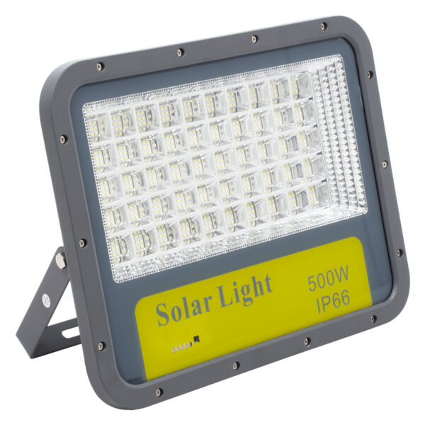 GloboStar® HECATE 90207 Αυτόνομος Ηλιακός Προβολέας LED SUPREME Series SMD 500W 50000lm με Ενσωματωμένη Μπαταρία 50000mAh - Φωτοβολταϊκό Πάνελ με Αισθητήρα Ημέρας-Νύχτας και Ασύρματο Χειριστήριο RF 2.4Ghz Αδιάβροχος IP66 Ψυχρό Λευκό 6000K - 3 Χρόνια Εγγύηση - Image 2