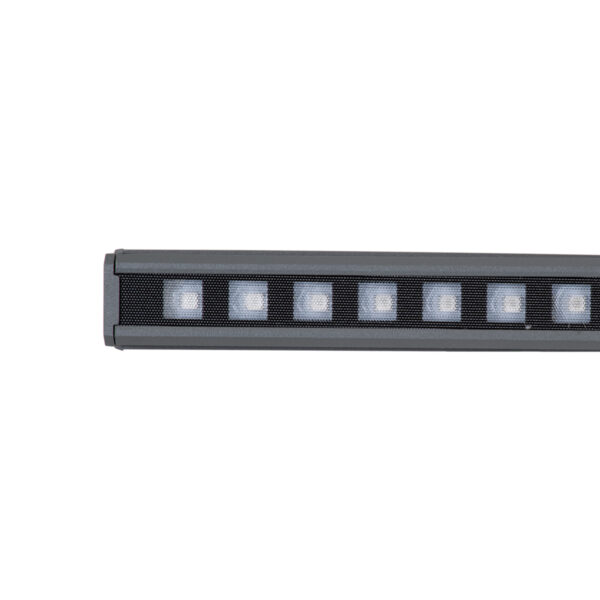 GloboStar® DIGI-BAR 90212 Ψηφιακή Μπάρα Φωτισμού Wall Washer Digital Pixel Facade Tuber Bar LED 12W 720lm 45° DC 24V Αδιάβροχο IP65 L100 x W3.5 x H3.2cm RGB DMX512 - Γκρι Ανθρακί με Pixel Lens Φακούς - 3 Years Warranty - Image 7