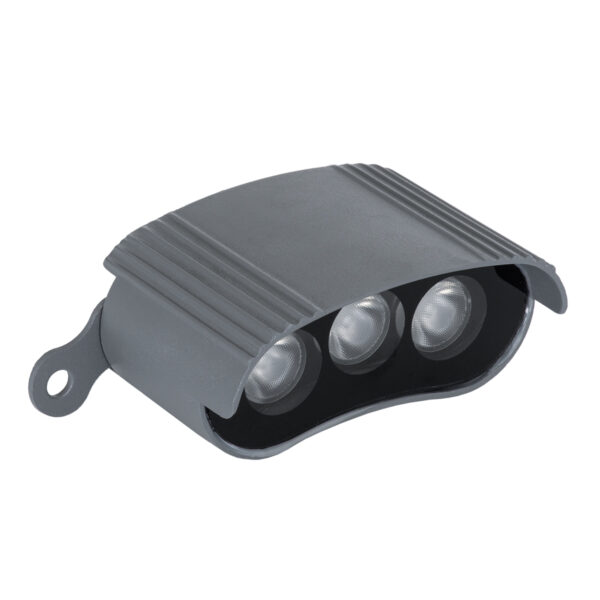 GloboStar® TREELIGHT-ZINA 90230 Κυρτή Μπάρα Φωτισμού Wall Washer με Αντιθαμβωτική Γρίλια Ειδική για Φυτά - Δέντρα LED 3W 255lm 30° DC 24V Αδιάβροχο IP65 Μ9 x Π6.5 x Υ4cm Αρχιτεκτονικό Πορτοκαλί 2200K - Γκρι Ανθρακί - 3 Years Warranty - Image 2