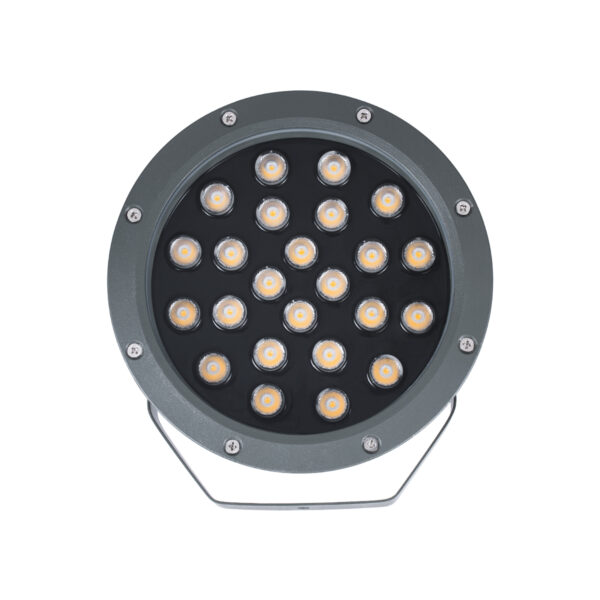 GloboStar® TREELIGHT-RIVA 90364 Σποτ Φωτισμού Ειδικό για Φυτά - Δέντρα με Βάση Κήπου / Καρφωτό LED 24W 2160lm 10° DC 24V Αδιάβροχο IP67 Φ20.5 x Υ6.5cm Θερμό Λευκό 3000K - Γκρι Ανθρακί - 3 Χρόνια Εγγύηση - Image 7