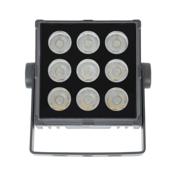 GloboStar® FLOOD-TINY 90369 Προβολέας Wall Washer για Φωτισμό Κτιρίων LED 27W 2565lm 3° DC 24V Αδιάβροχο IP65 L13.8 x W16.4 x H7cm Φυσικό Λευκό 4500K - Γκρι Ανθρακί - 3 Years Warranty - Image 6