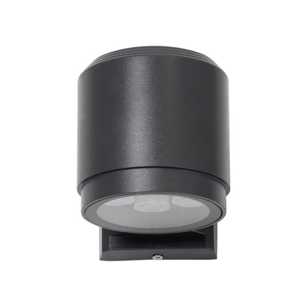 GloboStar® WALLLIGHT-SONA 90481 Φωτιστικό Τοίχου - Απλίκα LED 12W 1080lm 5° DC 24V Αδιάβροχο IP67 Μ9.5 x Π13 x Υ11cm Θερμό Λευκό 2700K - Γκρι Ανθρακί - 3 Years Warranty - Image 3