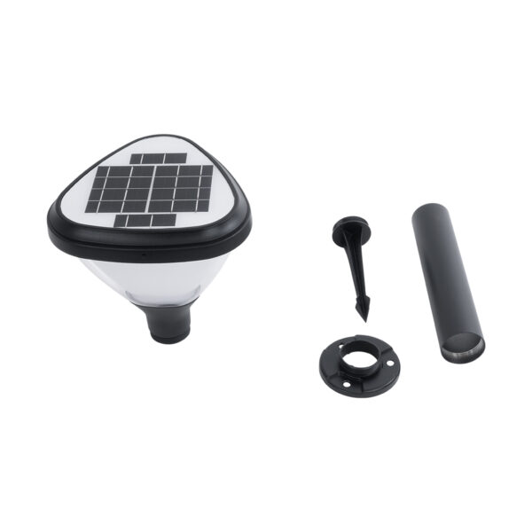 GloboStar® SOLARMIS 90521 LED Solar Bollard Light Κολωνάκι Κήπου Εξωτερικού Χώρου 10W 180lm 120° με Ενσωματωμένο Φωτοβολταϊκό Panel 6V 5W & Επαναφορτιζόμενη Μπαταρία Li-ion 3.2V 6000mAh με Αισθητήρα Ημέρας-Νύχτας - Αδιάβροχο IP65 Φ26 x Υ60cm Ψυχρό Λευκό 6000K - 2 Χρόνια Εγγύηση - Image 10