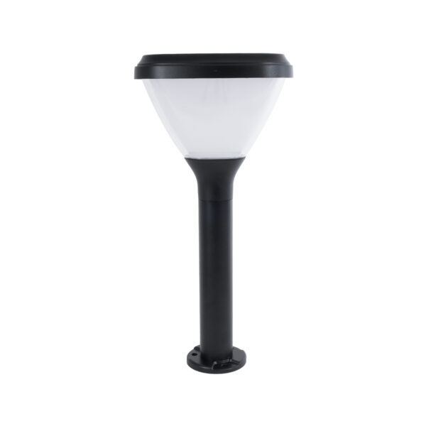 GloboStar® SOLARMIS 90521 LED Solar Bollard Light Κολωνάκι Κήπου Εξωτερικού Χώρου 10W 180lm 120° με Ενσωματωμένο Φωτοβολταϊκό Panel 6V 5W & Επαναφορτιζόμενη Μπαταρία Li-ion 3.2V 6000mAh με Αισθητήρα Ημέρας-Νύχτας - Αδιάβροχο IP65 Φ26 x Υ60cm Ψυχρό Λευκό 6000K - 2 Χρόνια Εγγύηση - Image 3