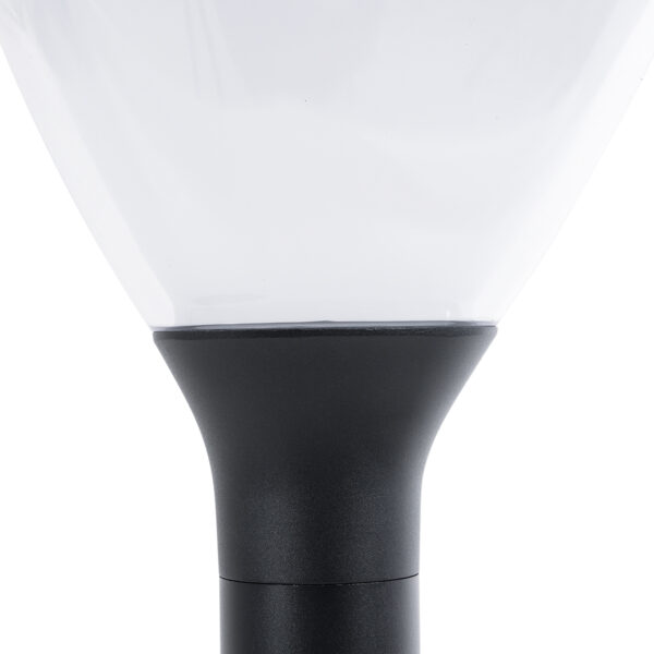 GloboStar® SOLARMIS 90521 LED Solar Bollard Light Κολωνάκι Κήπου Εξωτερικού Χώρου 10W 180lm 120° με Ενσωματωμένο Φωτοβολταϊκό Panel 6V 5W & Επαναφορτιζόμενη Μπαταρία Li-ion 3.2V 6000mAh με Αισθητήρα Ημέρας-Νύχτας - Αδιάβροχο IP65 Φ26 x Υ60cm Ψυχρό Λευκό 6000K - 2 Χρόνια Εγγύηση - Image 8