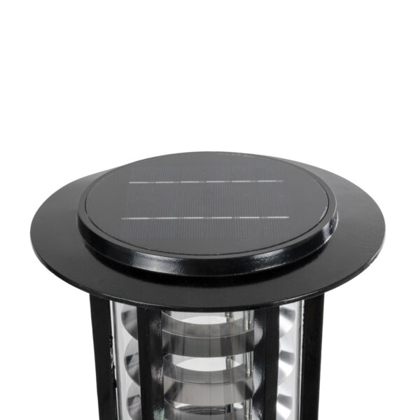 GloboStar® SOLARMIS 90536 LED Solar Bollard Light Κολωνάκι Κήπου Εξωτερικού Χώρου 10W 180lm 120° με Ενσωματωμένο Φωτοβολταϊκό Panel 6V 5W & Επαναφορτιζόμενη Μπαταρία Li-ion 3.2V 6000mAh με Αισθητήρα Ημέρας-Νύχτας - Αδιάβροχο IP65 Φ22 x Υ59cm CCT Ψυχρό-Φυσικό-Θερμό Λευκό 2700K έως 6000K - 2 Χρόνια Εγγύηση - Image 4