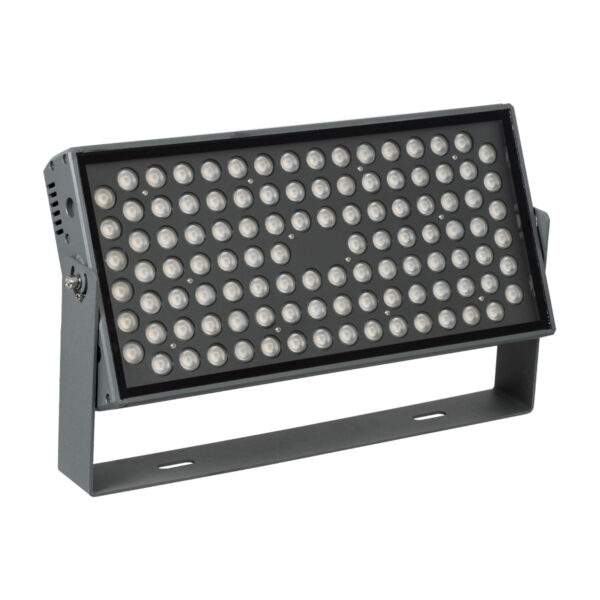 GloboStar® FLOOD-ZANA 90558 Προβολέας Wall Washer για Φωτισμό Κτιρίων LED 100W 9000lm 30° DC 24V Αδιάβροχο IP65 Μ45.5 x Π28 x Υ10cm Θερμό Λευκό 2700K - Γκρι Ανθρακί - 3 Years Warranty - Image 2