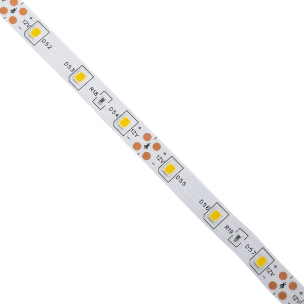 GloboStar® AVILA 90592 Ταινία LED 4.8W/m 260lm/m 120° DC 12V IP20 - 60 x SMD 3528 LED Chip/Μέτρο - Μ5000 x Π8 x Υ2mm - Ρολό 5 Μέτρων - Θερμό Λευκό 2700K - 2 Χρόνια Εγγύηση - Image 2