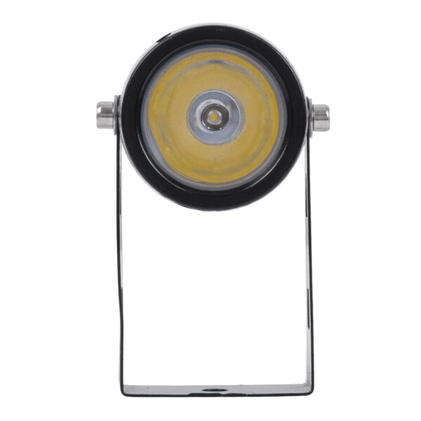 GloboStar® SPOT-TOLA 90631 Σποτ Φωτισμου Wall Washer LED 1W 110lm 10° DC 24V Αδιάβροχο IP65 Φ5 x Υ9cm Θερμό Λευκό 3000K - Μαύρο - 3 Years Warranty - Image 3