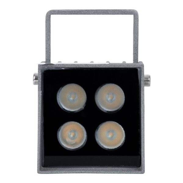 GloboStar® SPOT-JENA 90635 Σποτ Φωτισμου Wall Washer LED 8W 880lm 8° AC 220-240V Αδιάβροχο IP65 Μ8.5 x Π7.3 x Υ9.5cm Θερμό Λευκό 3000K - Γκρι Ανθρακί - 3 Years Warranty - Image 3