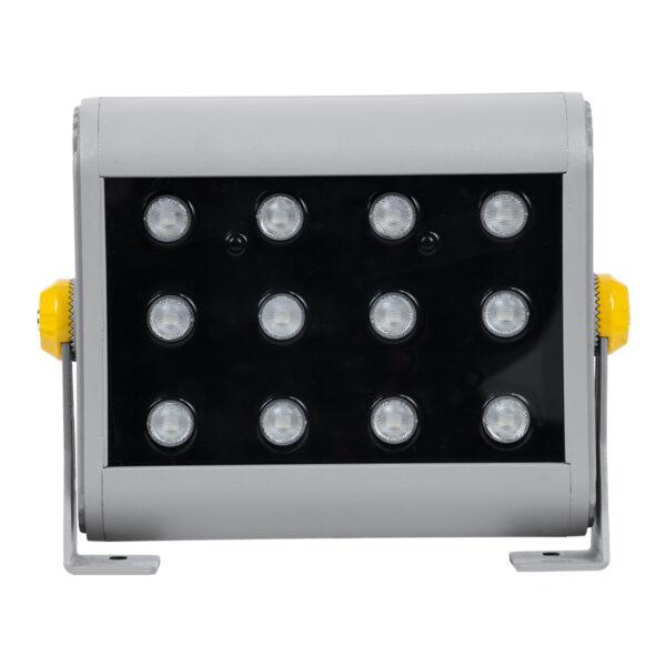 GloboStar® FLOOD-HENA 90641 Προβολέας Wall Washer για Φωτισμό Κτιρίων LED 24W 2400lm 30° DC 24V Αδιάβροχο IP65 Μ22.5 x Π6 x Υ16.5cm Πολύχρωμο RGB DMX512 - Ασημί - 3 Years Warranty - Image 3