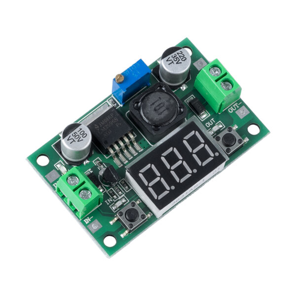 GloboStar® 73111 Ρυθμιστής Τάσης - Voltage Regulator DC Converter Module - Input DC4-40V / Output DC1.3-37V Max Load 3A Μ5.5 x Π3.5 x Υ1.2cm