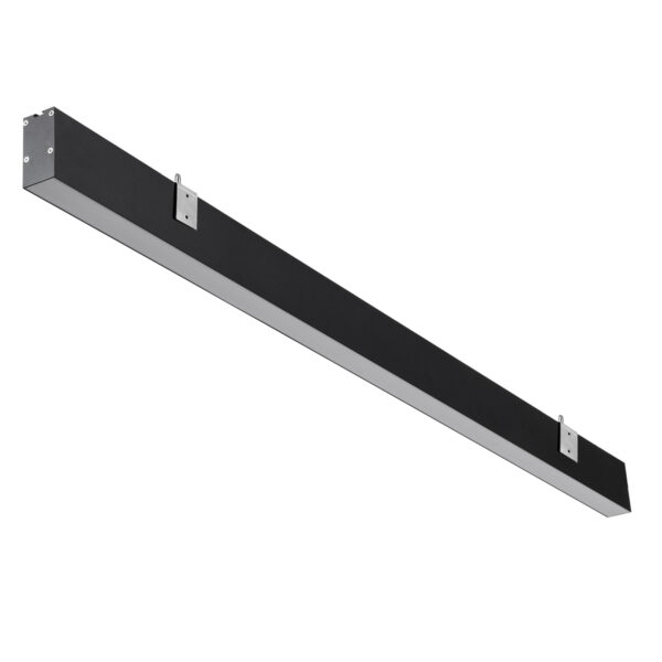 GloboStar® FELIX 61028-W Γραμμικό Φωτιστικό Τοίχου - Απλίκα Linear LED CCT 54W 6500lm 120° AC 220-240V Μ120 x Π3.5 x Υ7cm - Εναλλαγή Φωτισμού μέσω Τηλεχειριστηρίου All In One Ψυχρό 6000k+Φυσικό 4500k+Θερμό 2700k Dimmable - Μαύρο - 3 Years Warranty - Image 2