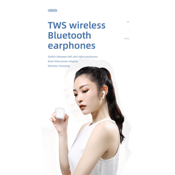 GloboStar® 87051 JOYROOM Originals JR-T03S TWS Earphones με Θήκη Φόρτισης True Wireless Bluetooth V5.0 Binaural Συμβατό με iOS & Android Μαύρο - Image 7