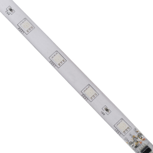 GloboStar® S-120001 Σετ Ταινία LED Digital Magic Strip IC3 5m 36W/5m 12V 30LED/m 5050 SMD 600lm/m 120° Αδιάβροχη IP65 με Ενσωματωμένα Προγράμματα Λειτουργίας και Τροφοδοτικό Κόκκινο - Image 4