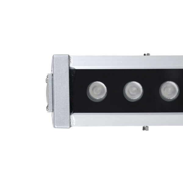 GloboStar® WASHER-DAIA S-90997 Μπάρα Φωτισμού Wall Washer LED 96W 10080lm 30° AC 230V Αδιάβροχο IP65 Μ52 x Π7.5 x Υ7cm Πολύχρωμο 4in1 RGBW DMX512 Display on Body - Ασημί - Image 8