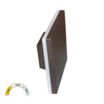 LED ΑΠΛΙΚΑ AΛΟΥΜΙΝΙΟΥ ΕΜΜΕΣΟΥ ΦΩΤΙΣΜΟΥ ΤΕΤΡΑΓΩΝΗ 10W CCT ΣΚΟΥΡΙΑ - 9-81081