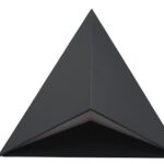 LED ΦΩΤΙΣΤΙΚΟ ΕΠΙΤOIXO ΑΛΟΥΜΙΝΙΟΥ ΤΡΙΓΩΝΙΚΟ ΜΟΝΗ ΚΑΤΕΥΘΥΝΣΗΣ 12W CCT ΓΡΑΦΙΤΗ