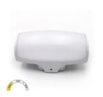 LED ΑΠΛΙΚΑ ΑΛΟΥΜΙΝΙΟΥ ΟΡΘΟΓΩΝΙΑ ΟΒΑΛ 12W CCT ΙΡ54 ΛΕΥΚΗ - 3-8120 - Image 2