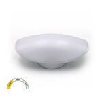 LED ΑΠΛΙΚΑ ΑΛΟΥΜΙΝΙΟΥ ΟΒΑΛ 8W CCT ΙΡ54 ΛΕΥΚΗ - 3-110 - Image 2