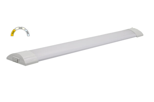 LED ΦΩΤΙΣΤΙΚΟ ΟΒΑΛ PC.120cm 36WCCT ΜΕ ΔΙΑΚΟΠΤΗ ON/OFF ΛΕΥΚΟ - Image 3