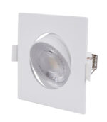 LED ΣΠΟΤ ΨΕΥΔΟΡΟΦΗΣ ΚΙΝΗΤΟ ΤΕΤΡΑΓΩΝΟ 3W/5W/7W CCT 38° ΛΕΥΚΟ