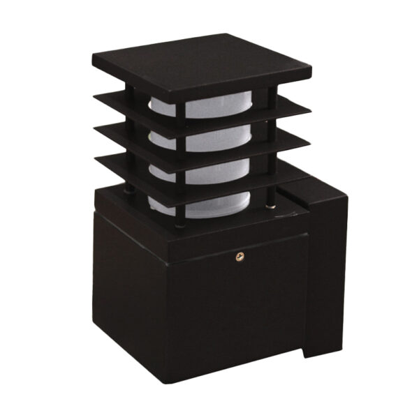 ΑΠΛΙΚΑ ΑΛΟΥΜ ΤΕΤΡΑΓΩΝΗ ΜΕ ΣΚΙΑΣ D110X110 h22cm Ε27 ΜΑΥΡH