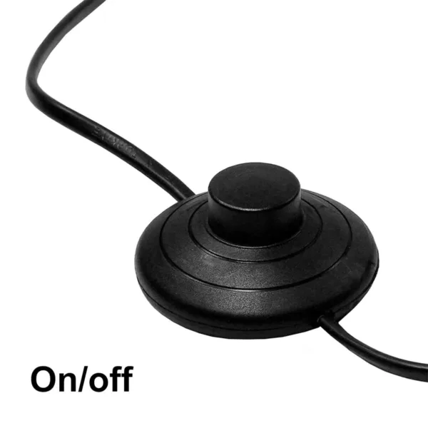 GloboStar® FLY 204-0127 Μοντέρνο Eπιδαπέδιο Φωτιστικό Μονόφωτο 1 x E27 IP20 Μαύρο & Χρυσό Μέταλλο με Μπεζ Ύφασμα - Μ38 x Π38 x Υ155cm - Image 4
