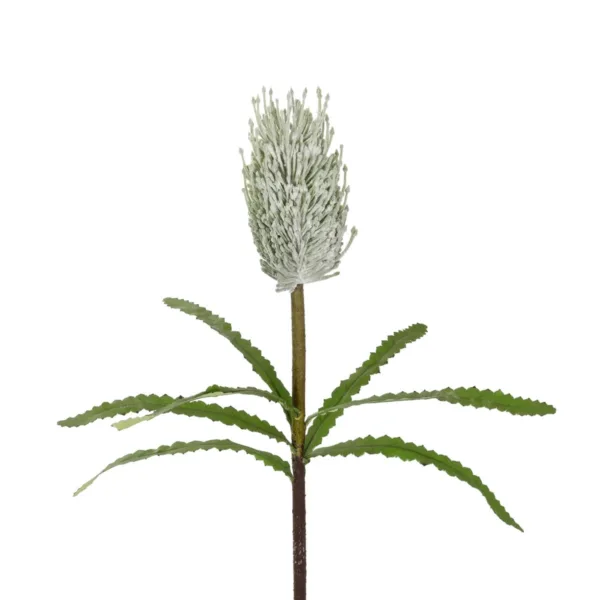 GloboStar® Artificial Garden WHITE STUPA FRUIT BRANCH 21374 Τεχνητό Διακοσμητικό Κλαδί Στίπα Y69cm - Image 2