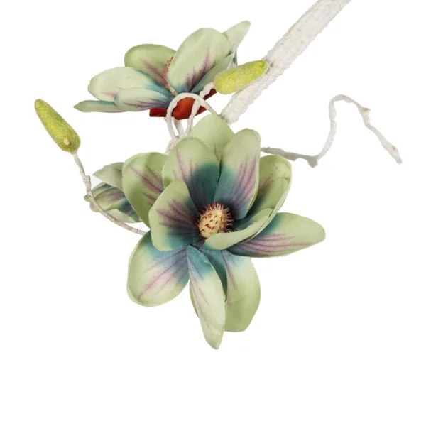 GloboStar® Artificial Garden MANGOLIA FLOWER VINE 21470 Τεχνητό Διακοσμητικό Κλαδί Μανόλιας  Y300cm - Image 3