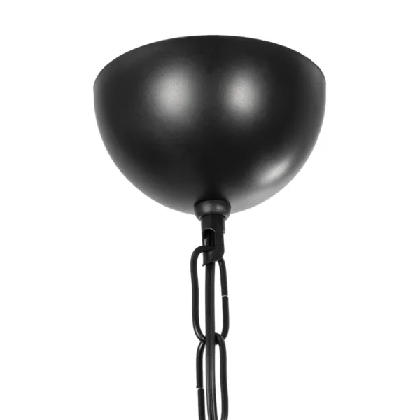GloboStar® STARLO 201-0004 Vintage Κρεμαστό Φωτιστικό Ράγα Μονόφωτο 1 x E27 IP20 Μπεζ Ξύλο με Μαύρο Μέταλλο - Μ30 x Π15 x Υ60cm - Image 8