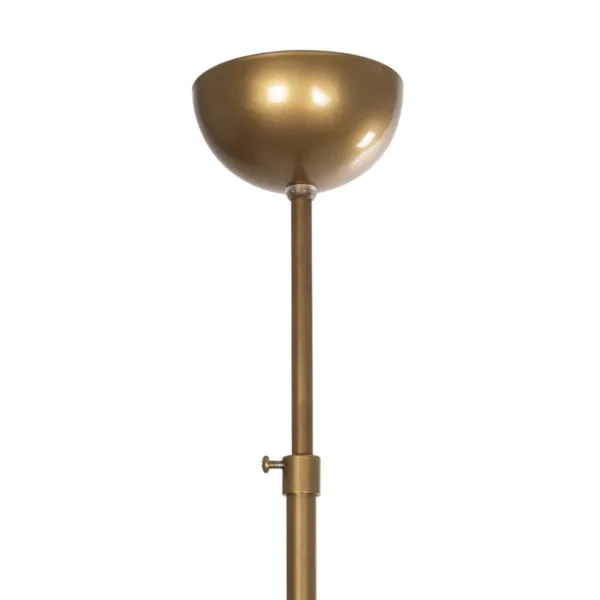 GloboStar® SUNFY 201-0033 Μοντέρνο Κρεμαστό Φωτιστικό Πλέγμα Πολύφωτο 6 x E27 IP20 Μπρονζέ Μέταλλο - Μ60 x Π70 x Υ60cm - Image 8