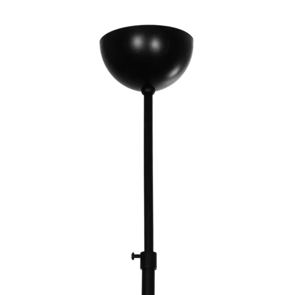 GloboStar® BLAZEO 201-0079 Vintage Κρεμαστό Φωτιστικό Καμπάνα Τρίφωτο 3 x E27 IP20 Μαύρο Μέταλλο - Μ40 x Π40 x Υ40cm - Image 8