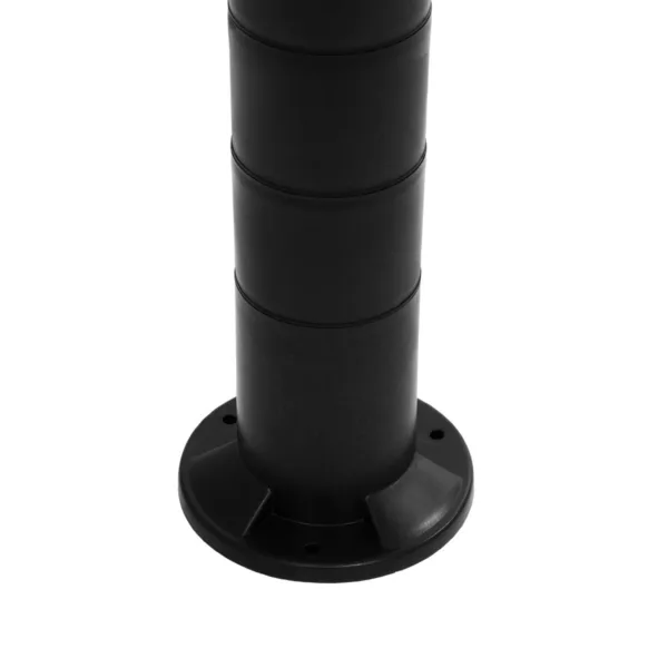 GloboStar® GARDENIO 203-0250 Μοντέρνο Επιδαπέδιο Φωτιστικό Μονόφωτο 1 x E27 IP44 Μαύρο Πλαστικό Σώμα - Μ15 x Π15 x Υ84cm - Image 6