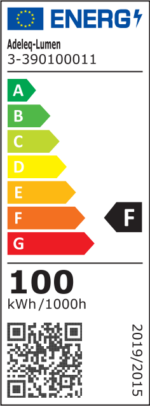 ΠΡΟΒΟΛΕΑΣ LED 100W ΜΕ ΑΝΙΧΝΕΥΤΗ ΚΙΝΗΣΗΣ 4100K IP65 ΜΑΥΡΟΣ - 3-390100011 - Image 2