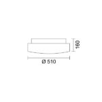 ΑΝΕΜΙΣΤΗΡΑΣ ΟΡΟΦΗΣ LED 40W [ 3000K | 4000K | 6000K ] - Image 2