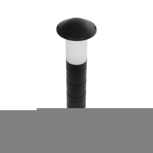 GloboStar® GARDENIO 203-0248 Μοντέρνο Επιδαπέδιο Φωτιστικό Μονόφωτο 1 x E27 IP44 Μαύρο Πλαστικό Σώμα - Μ15 x Π15 x Υ57cm - Image 4