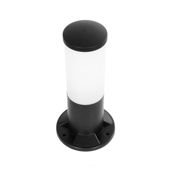 GloboStar® GARDENIO 203-0249 Μοντέρνο Επιδαπέδιο Φωτιστικό Μονόφωτο 1 x E27 IP44 Μαύρο Πλαστικό Σώμα - Μ15 x Π15 x Υ31cm - Image 4