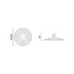 ΚΑΜΠΑΝΕΣ LED UFO 100W 6000K - Image 2